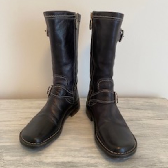 Donald Pliner AMY moto boot 6.5 black - Picture 3 of 7